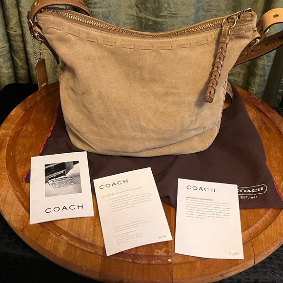 Coach Vintage Suede Purse- Discover the Timeless Elegance